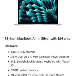 Mac book Air 13in