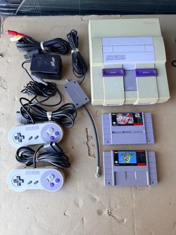 🎮 Original Super Nintendo (SNES) Console Bundle Super Mario World