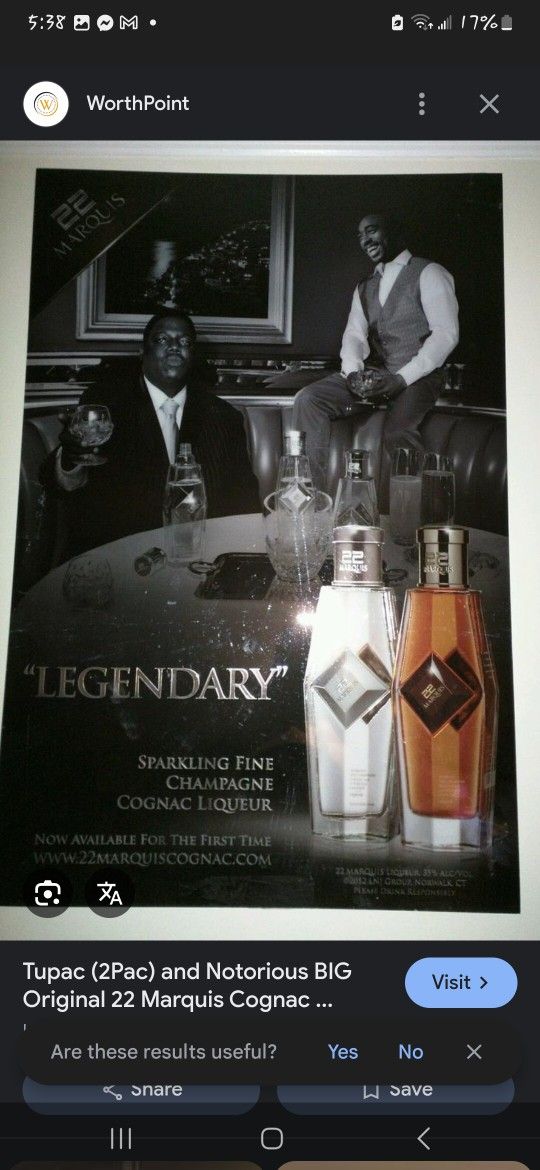 Rare Tupac And Biggie Advertising Sign