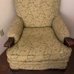 Antique Cushioned Chair