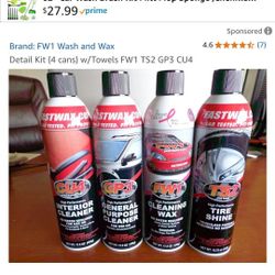 Car Detail Kit - Wash And Wax