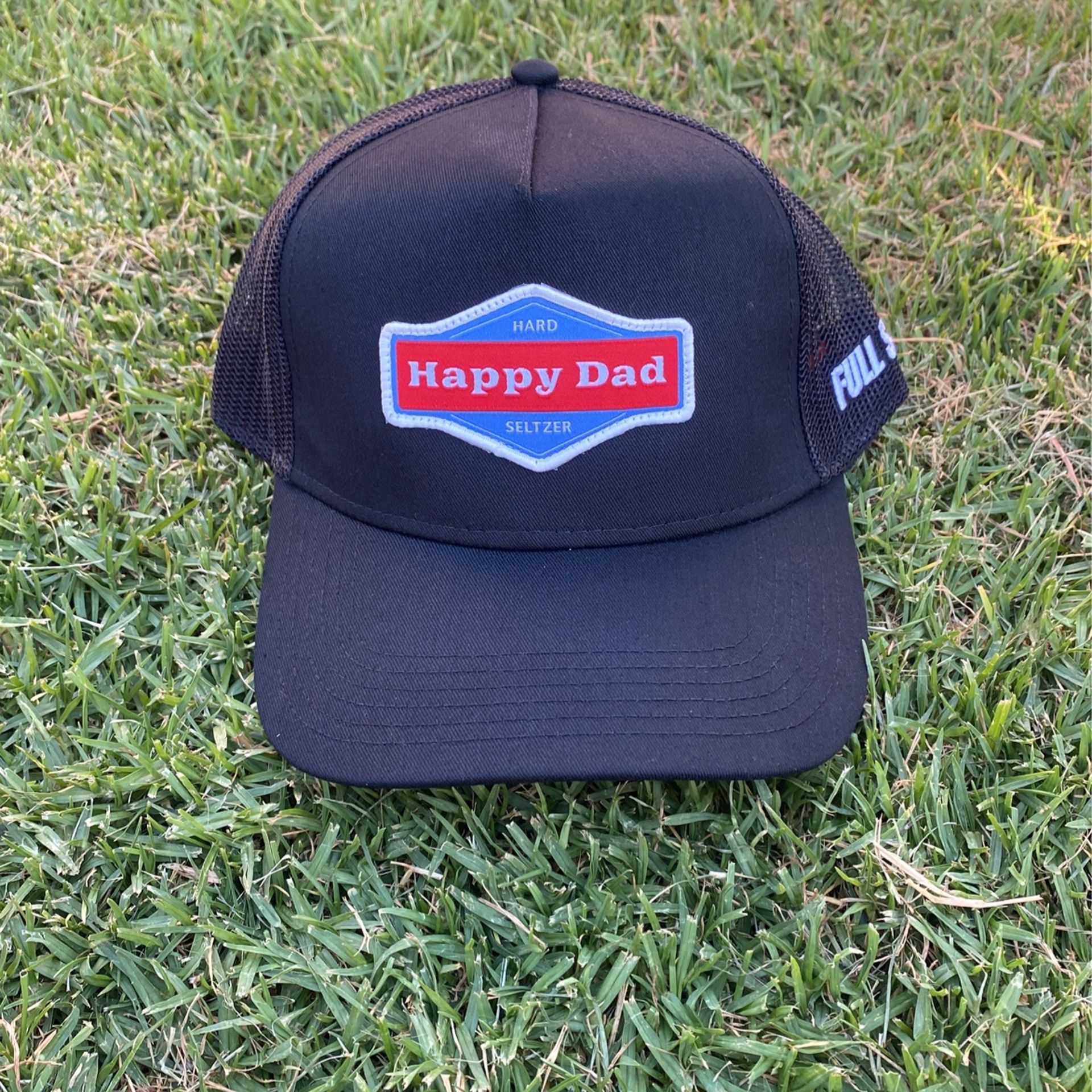 Full Send x Happy Dad Seltzer Nelk Boys Limited Edition Black Trucker Hat - NEW