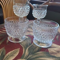 Diamond Point Vintage Glassware 