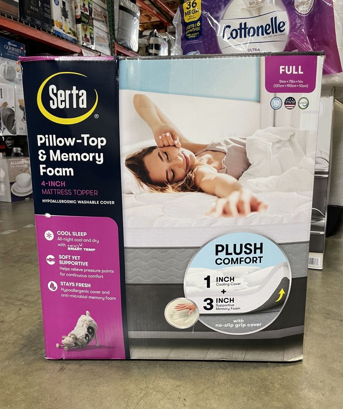 Serta Pillow Top Mattress Topper