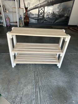 Heavy duty solid wood rack new