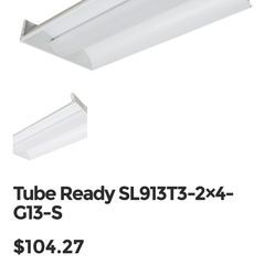 Drop ceiling fluorescent fixtures