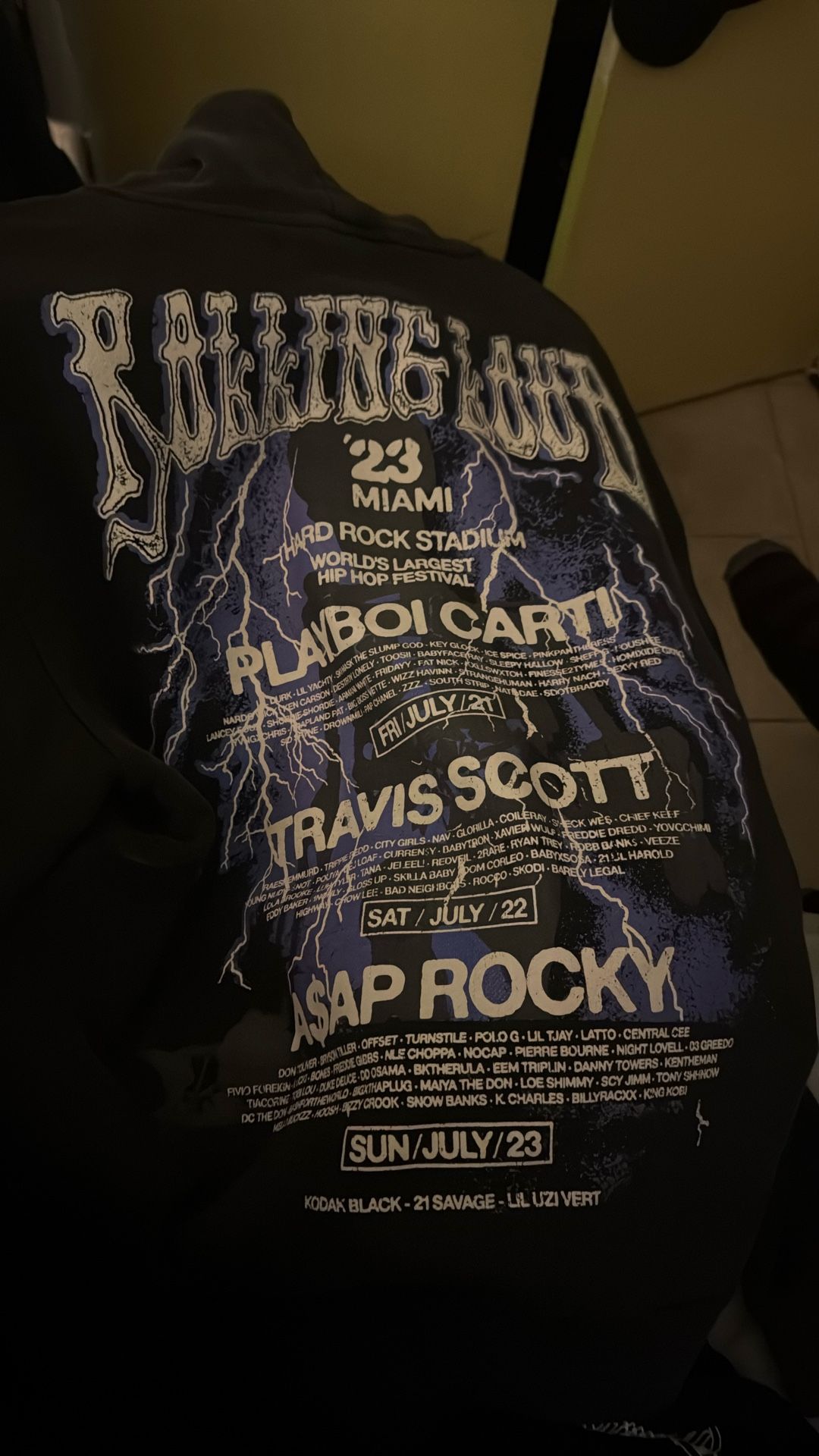 Rolling loud 2023 Miami hoodie