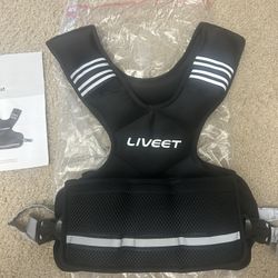 Adjustable Weighted Vest 11-20lb Black