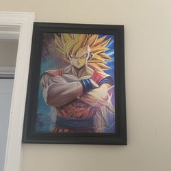 Picture With Frame Dragon Ball z / Naruto 