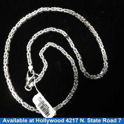 Wheat Chain - White Gold 14k (.585) 39.1 grams 22 inch