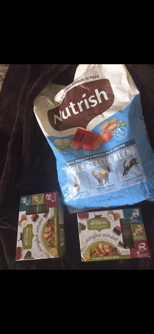 Rachel Ray Nutrish Cat Food New Unopened 