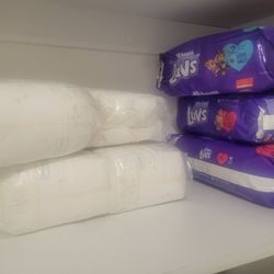 Newborn Pampers & Clothes