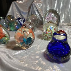 Vintage glass eggs, 20 of them