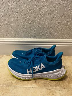 Hoka Running Sneakers Blue and Yellow
