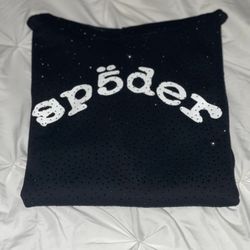 Sp5der Black VVS Hoodie