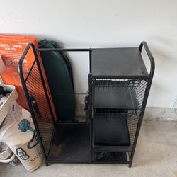 Golf Caddie - Metal Garage Caddie Organizer (BLACK)