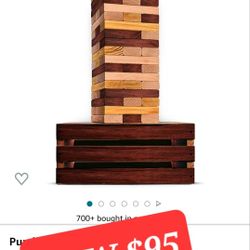 5ft. Jenga Blocks Solid Wood