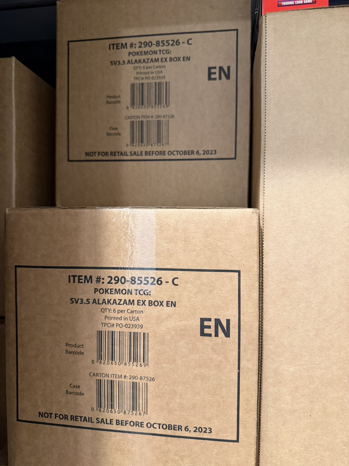 Pokemon 151 Alakazam Ex Box Case