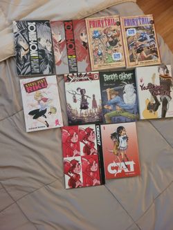 Manga Book Lot – 9 Volumes Mixed Titles