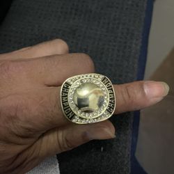 Gold color, baseball champion ring