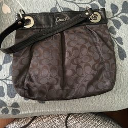Black Coach Purse 