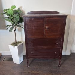 Vintage Wood Dresser 