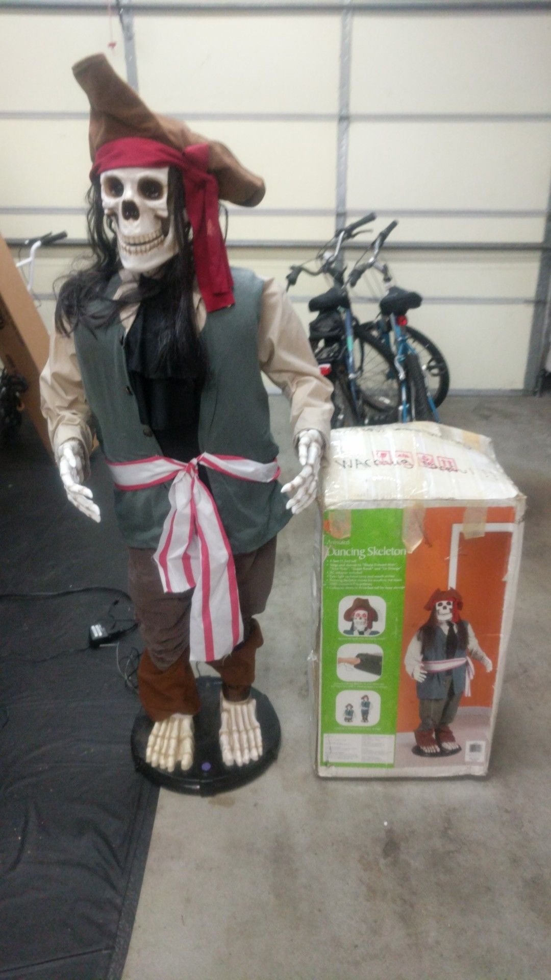 Gemmy Halloween Dancing Pirate Skeleton