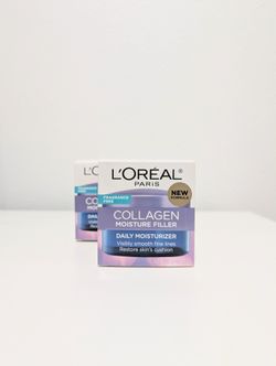 L'Oreal Paris Collagen Moisture Filler Daily Moisturizer, Fragrance Free, 1.7oz