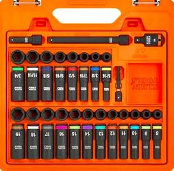 Impact Socket Set with Carrying Case