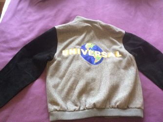 Youth L Universal Studios Jacket -Leather/Wool