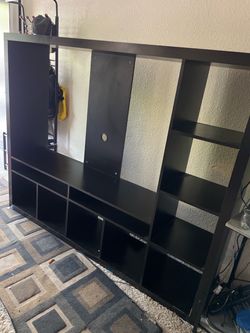 Black entertainment center