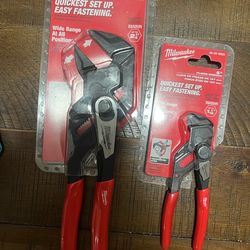 New Milwaukee pliers wrench set