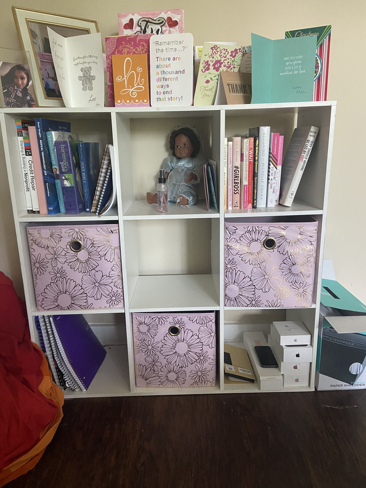 White Wayfair Cube Bookcase