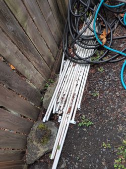 Free half inch PVC piping and connections