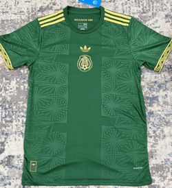 Mexico Soccer National Team Mexico De Oro Green/Gold Jersey