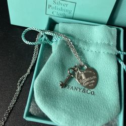  Tiffany & Co. Return To Tiffany Heart Key Necklace 