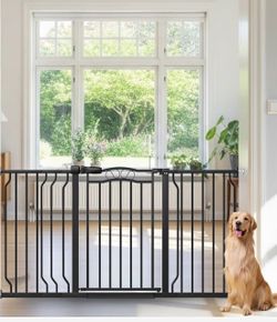 Walk-Through Baby & Pet Gate – Decorative Metal (Brand New, Open Box)