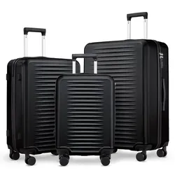 3 Piece Luggage Set 28/24/20 inch Hardside Lightweight Spinner Wheels Carry-on