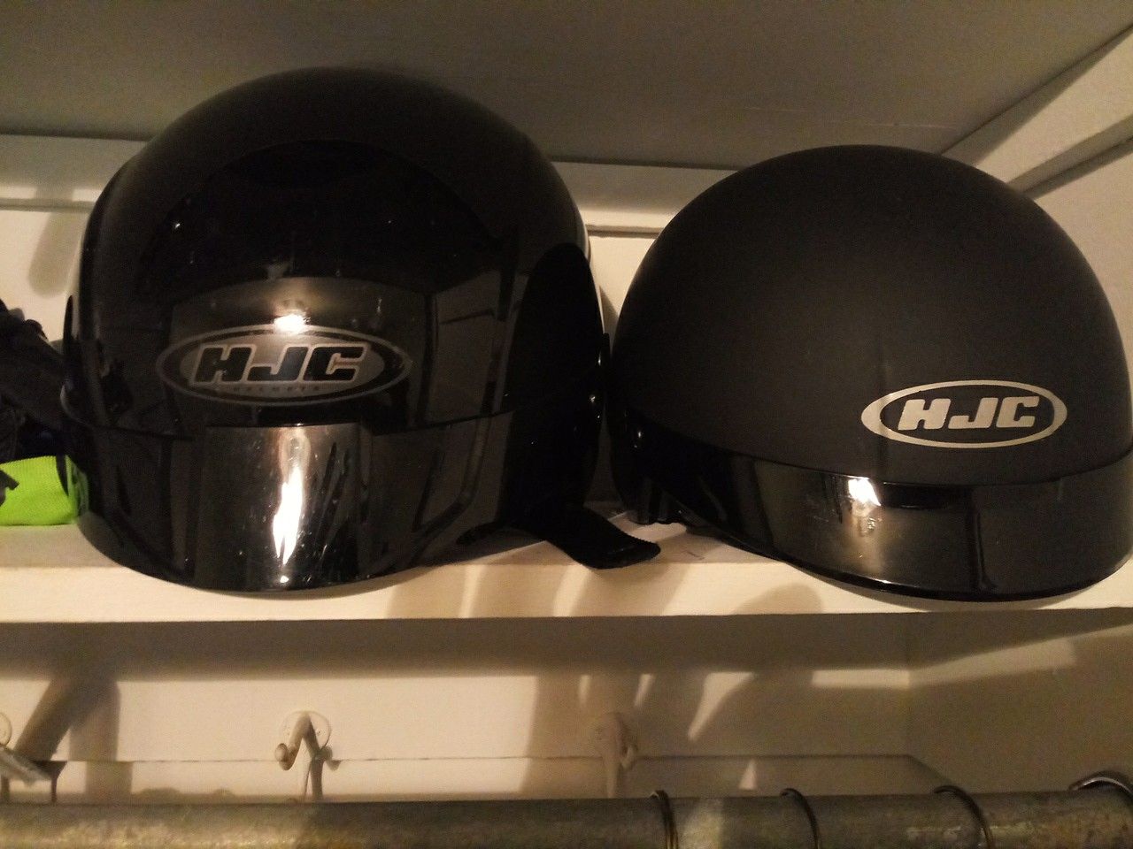 HJC motorcycle helmets in like New condition