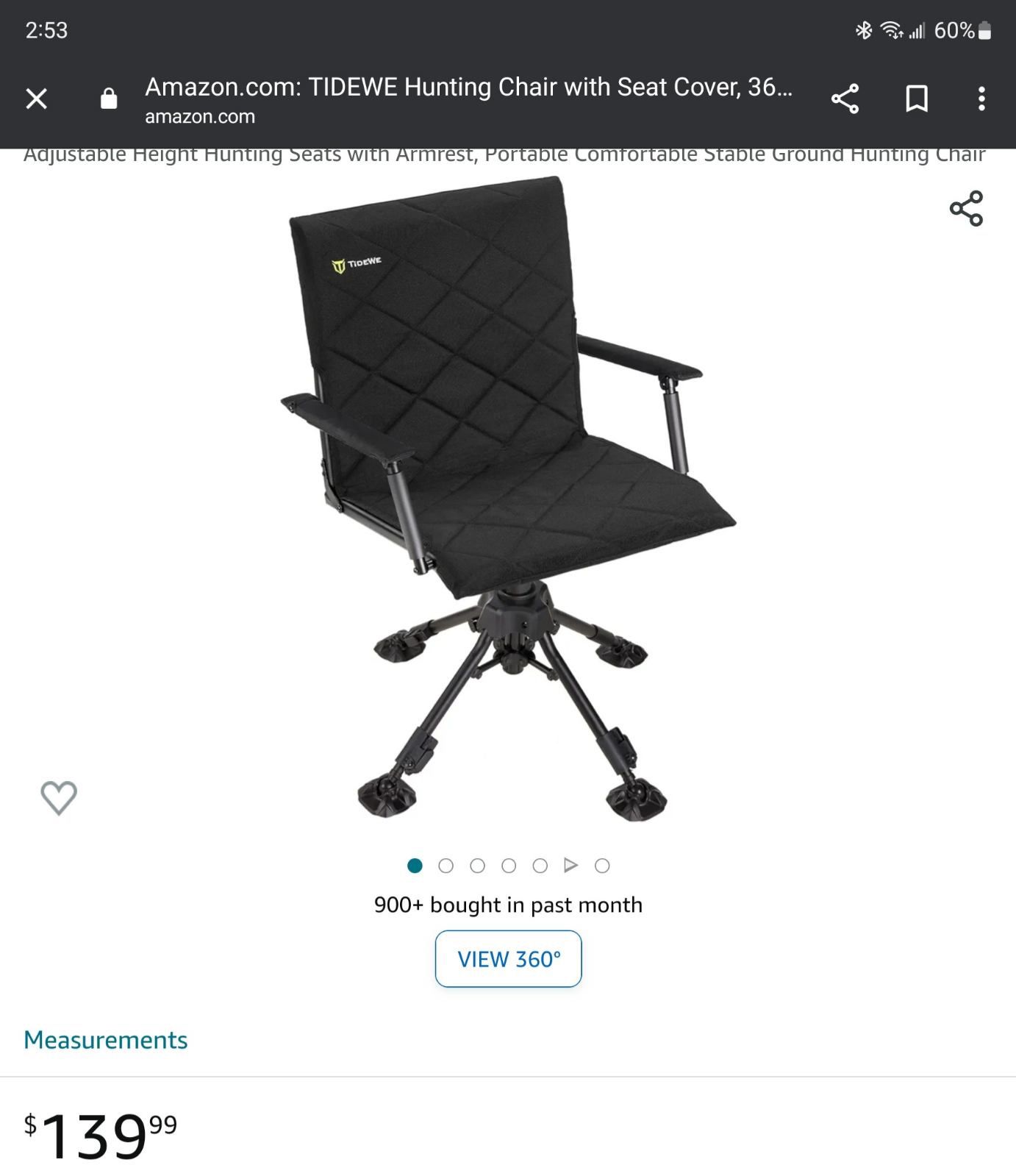 Tidewe Hunting Chair