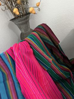 Mexican Fabrics 4 Different Colors $ ea