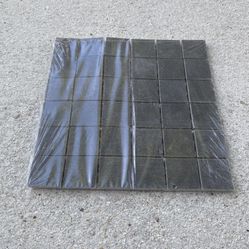 Ceramic 2” Tile Sheet Grey