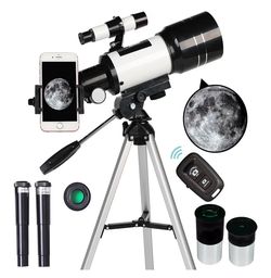 Telescope with Phone Adapter and Tripod