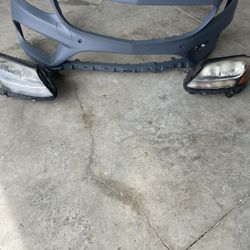 C300 headlights in bumper plastic year 2016 and up