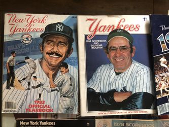 Vintage Yankees Year Books & Magazines