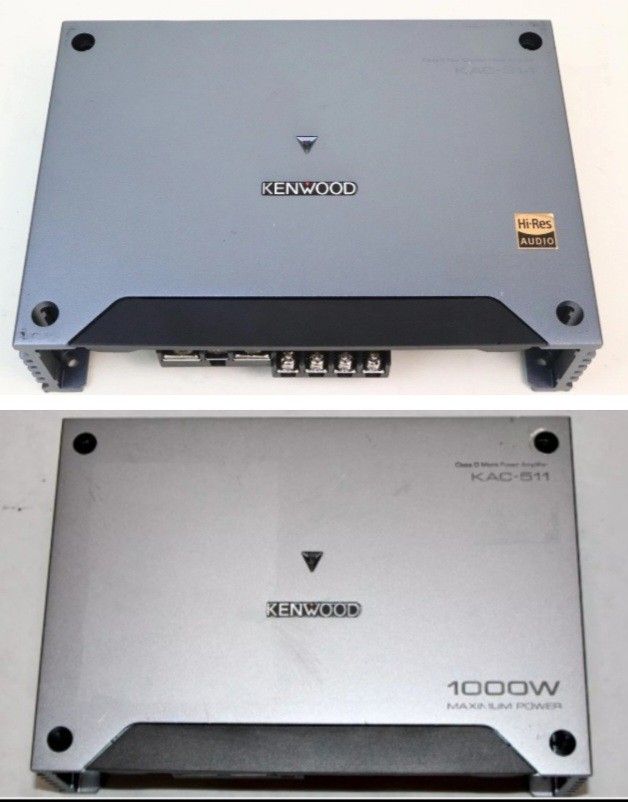 Kenwood 1000w Amplifier And 600w Amplifier 