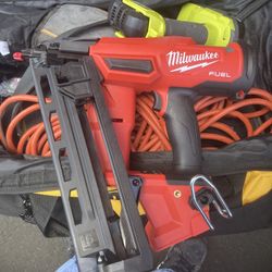 Brand New Miluakee 16ga. 18v Brushless Angled Nailer