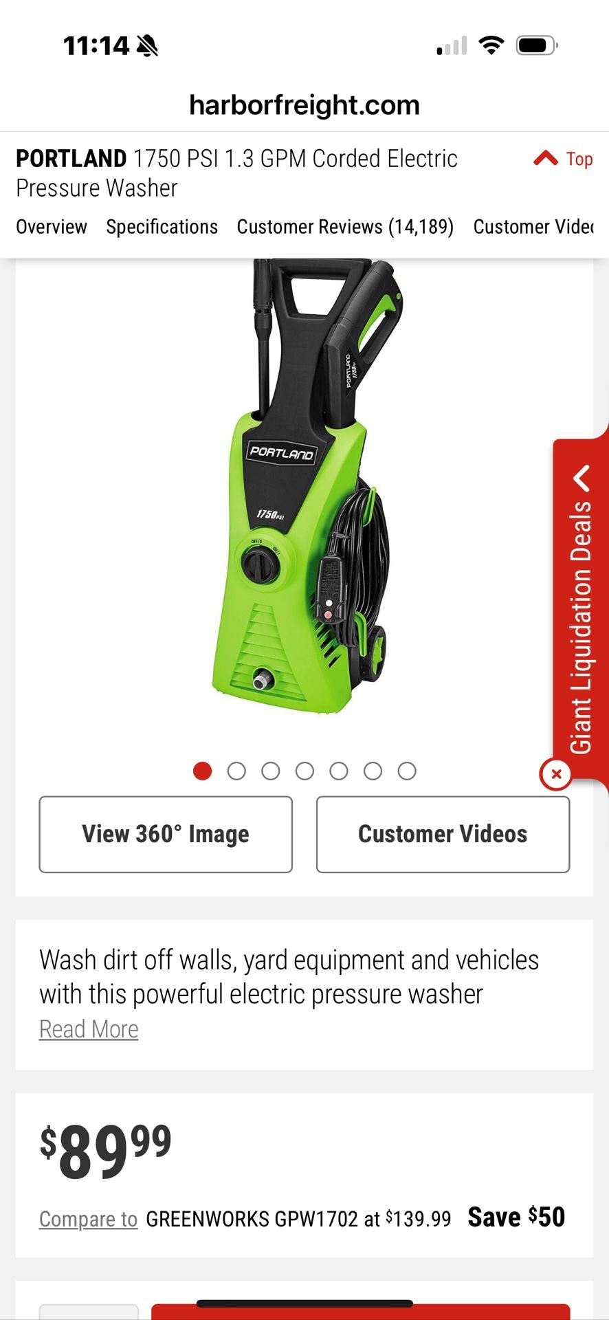 Electric Pressure Washer