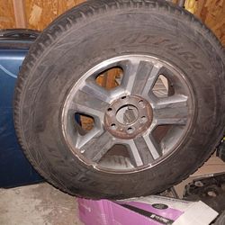 3 F150 6 Lug Wheels/Tires 4 Center Caps