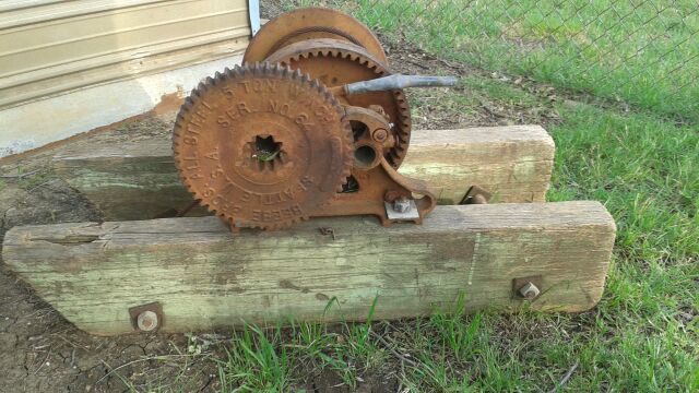 Beebe Bros. All Steel 5 Ton Winch